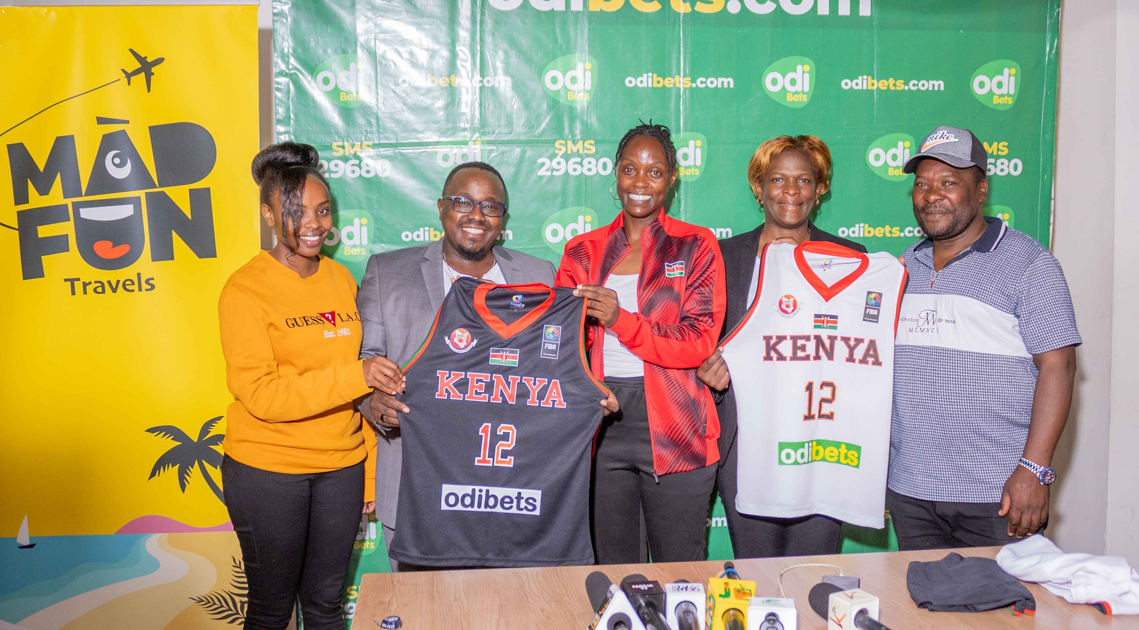 Odibets Unveils Sh5 Million Sponsorship for Kenya Women 3X3 Basketball Team